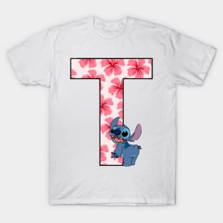 Stitch letter T-Shirt